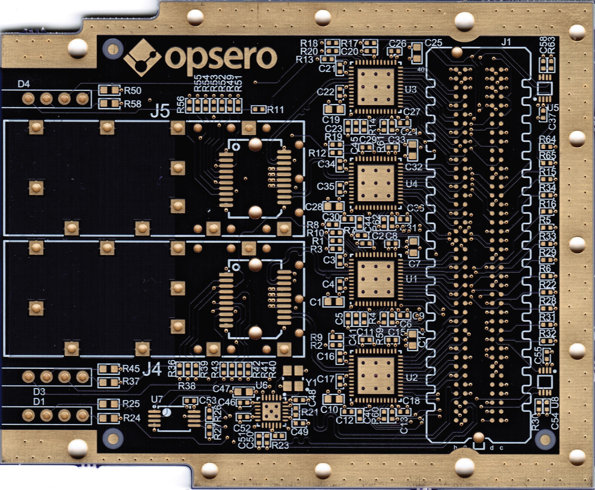 serdes-sfp-fmc-pcb