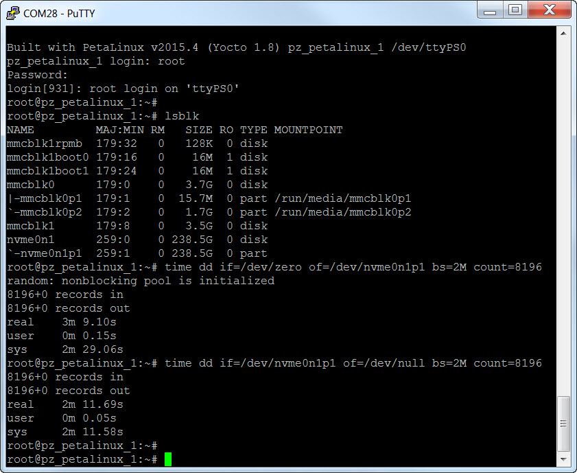 picozed-nvme-ssd-speed-test-in-petalinux