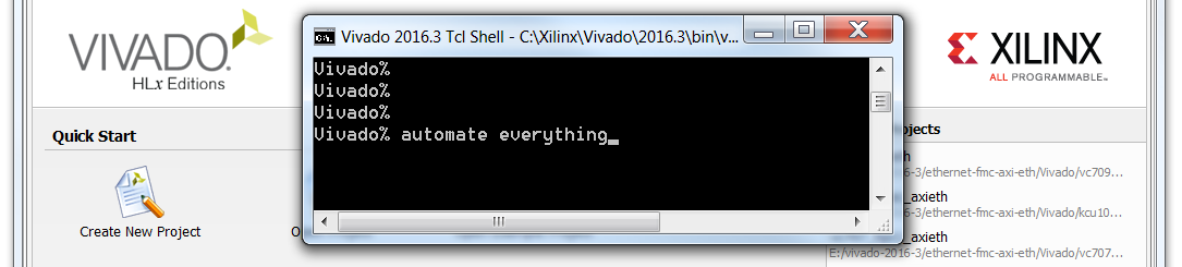 Tcl Automation Tips for Vivado and Xilinx SDK