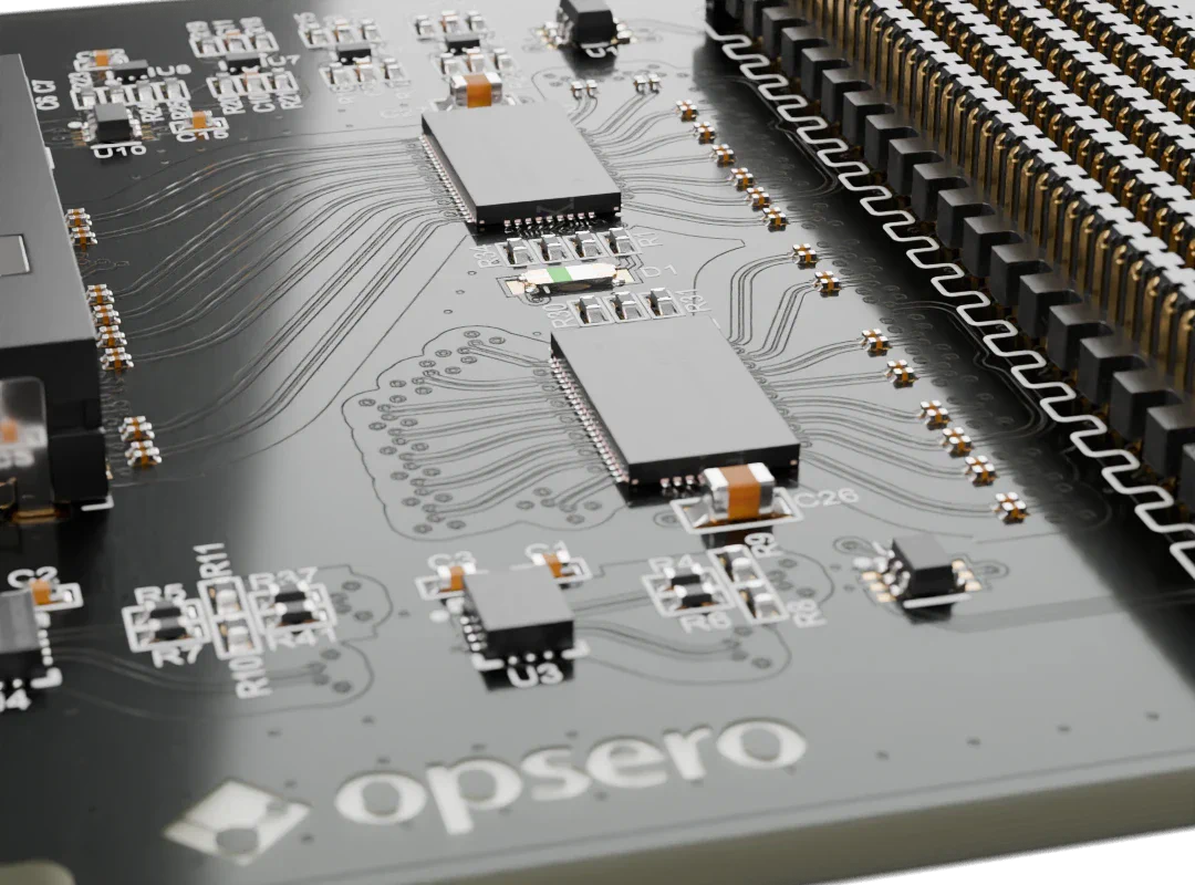 MCIO PCIe Host FMC close-up