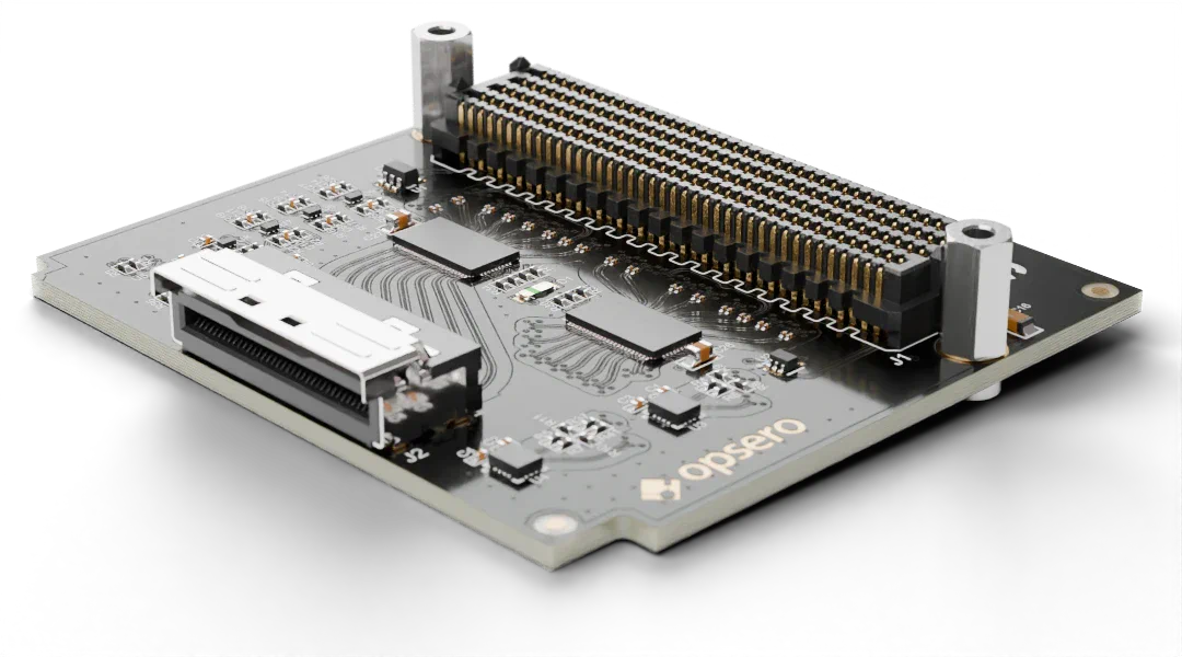 MCIO PCIe Host FMC top angle