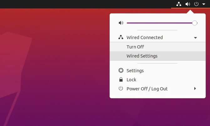 Ubuntu 20.04 LTS get IP address step 1