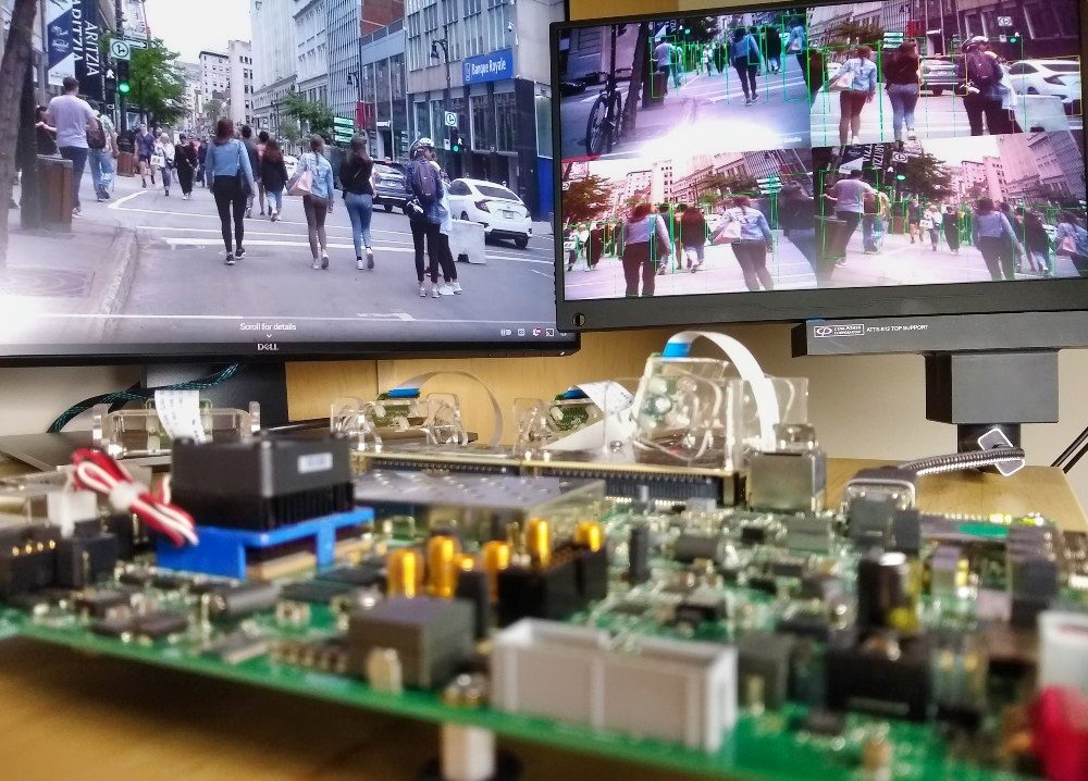 Multi-camera YOLOv5 on Zynq UltraScale+ with Hailo-8 AI Acceleration