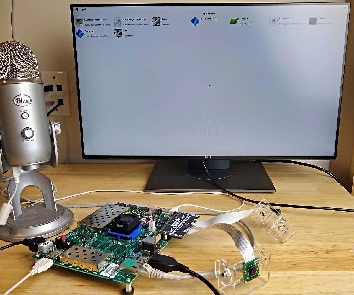 RPi Camera FMC on ZCU104 for NLP-Smartvision