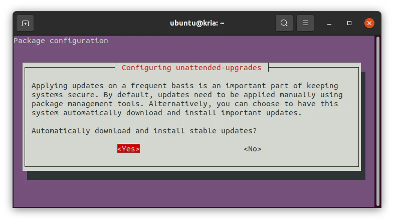 Disable unattended-upgrades